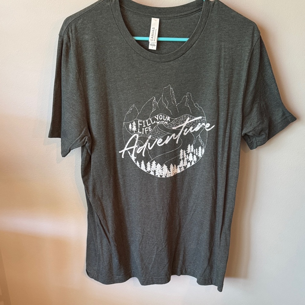 Adventure Graphic Dark Green T-Shirt